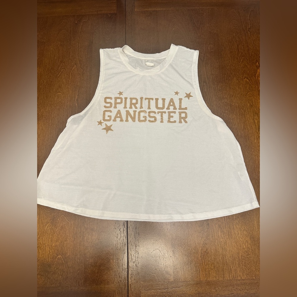 Spiritual Gangster Logo Active Muscle Tank Top